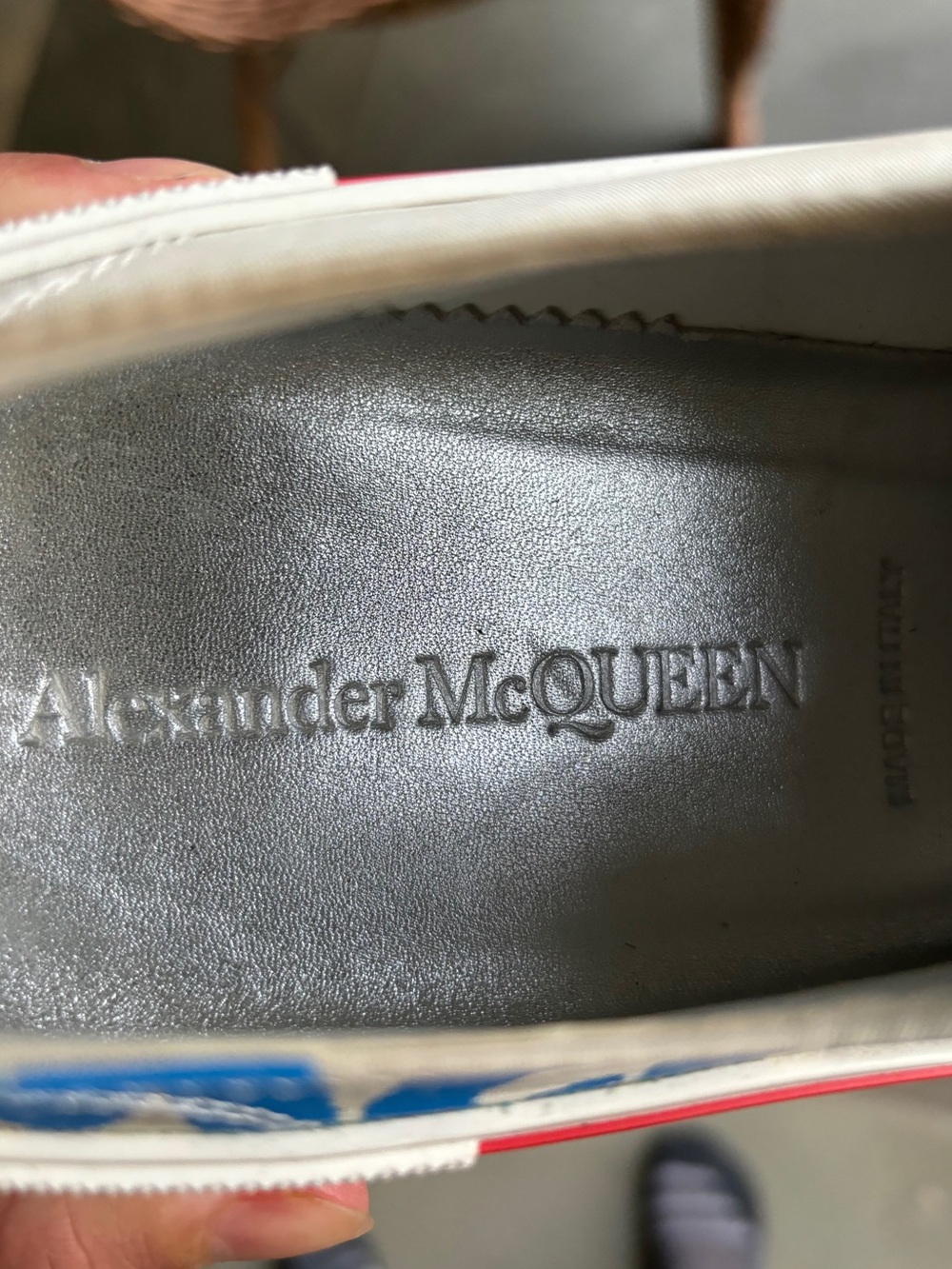 Alexander McQueen Tread Slick Graffiti Low Top Runway Sneakers 🔥 - Picture 4 of 6